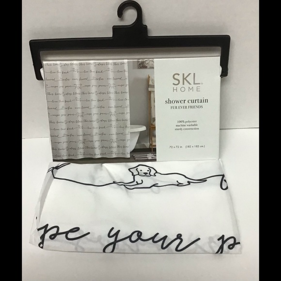 SKL Home “Fur Ever Friends” Shower Curtain - Picture 4 of 8